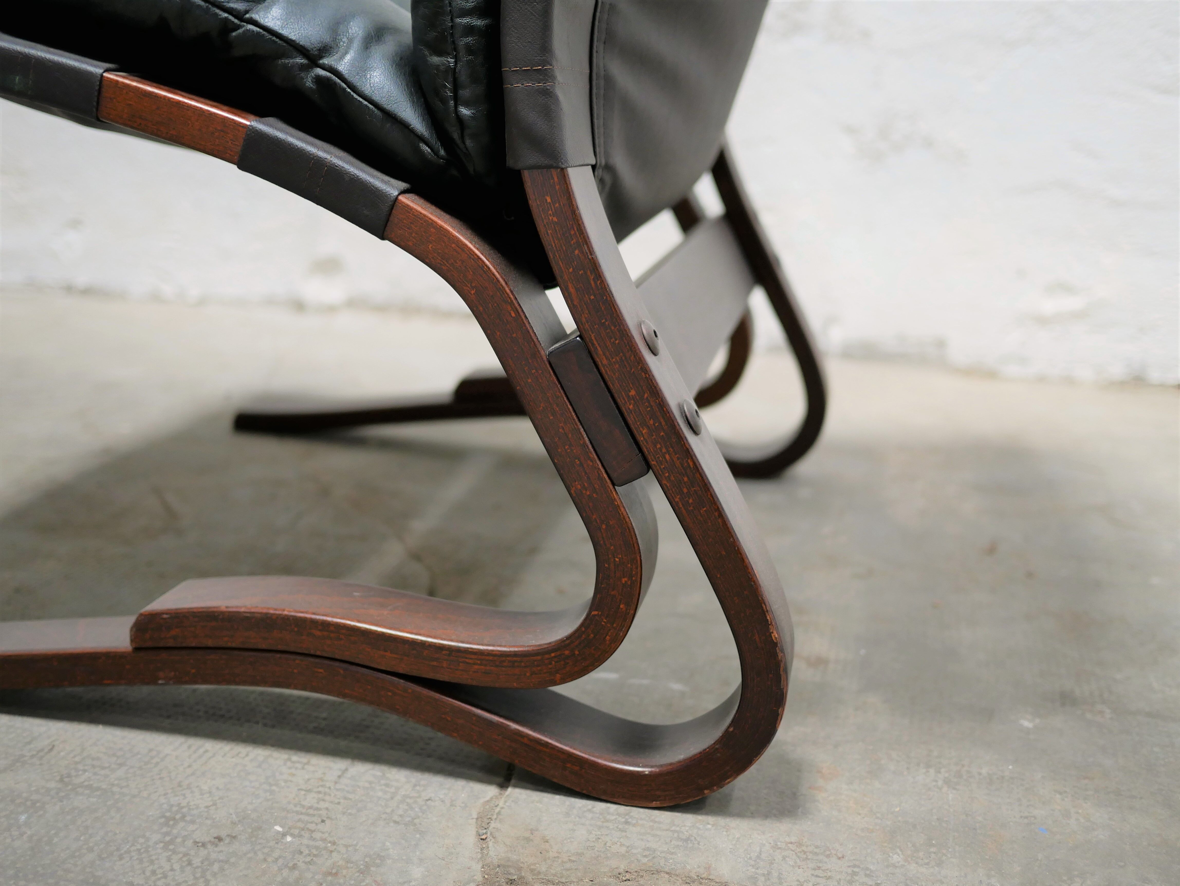 Scandinavian armchair by E. and N. Solheim for Rybo Rykken editions