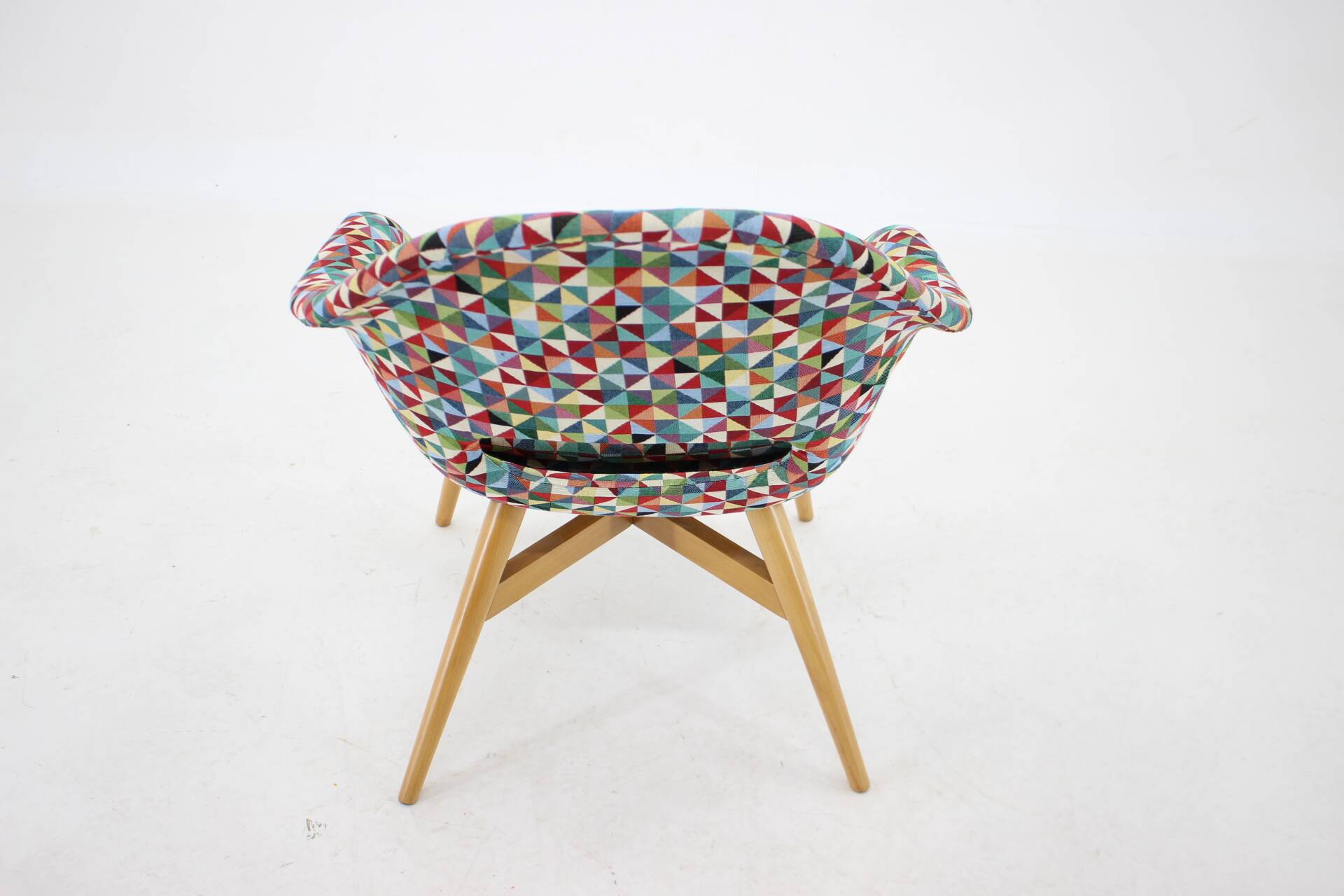 1960s Miroslav Navratil Shell Lounge Chair, Czechoslovakia