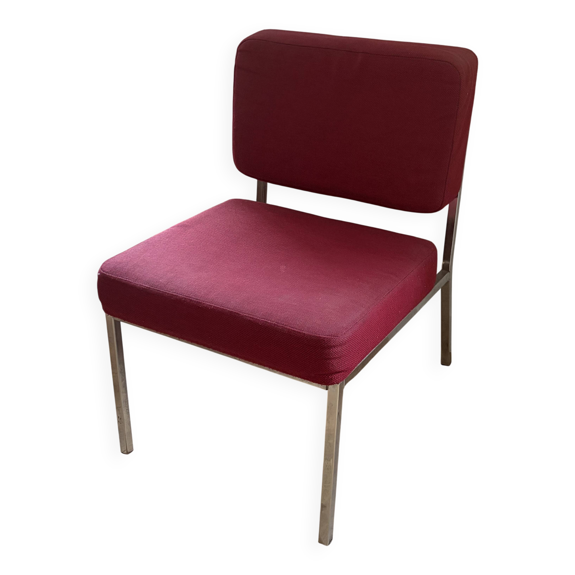 Red chrome armchair