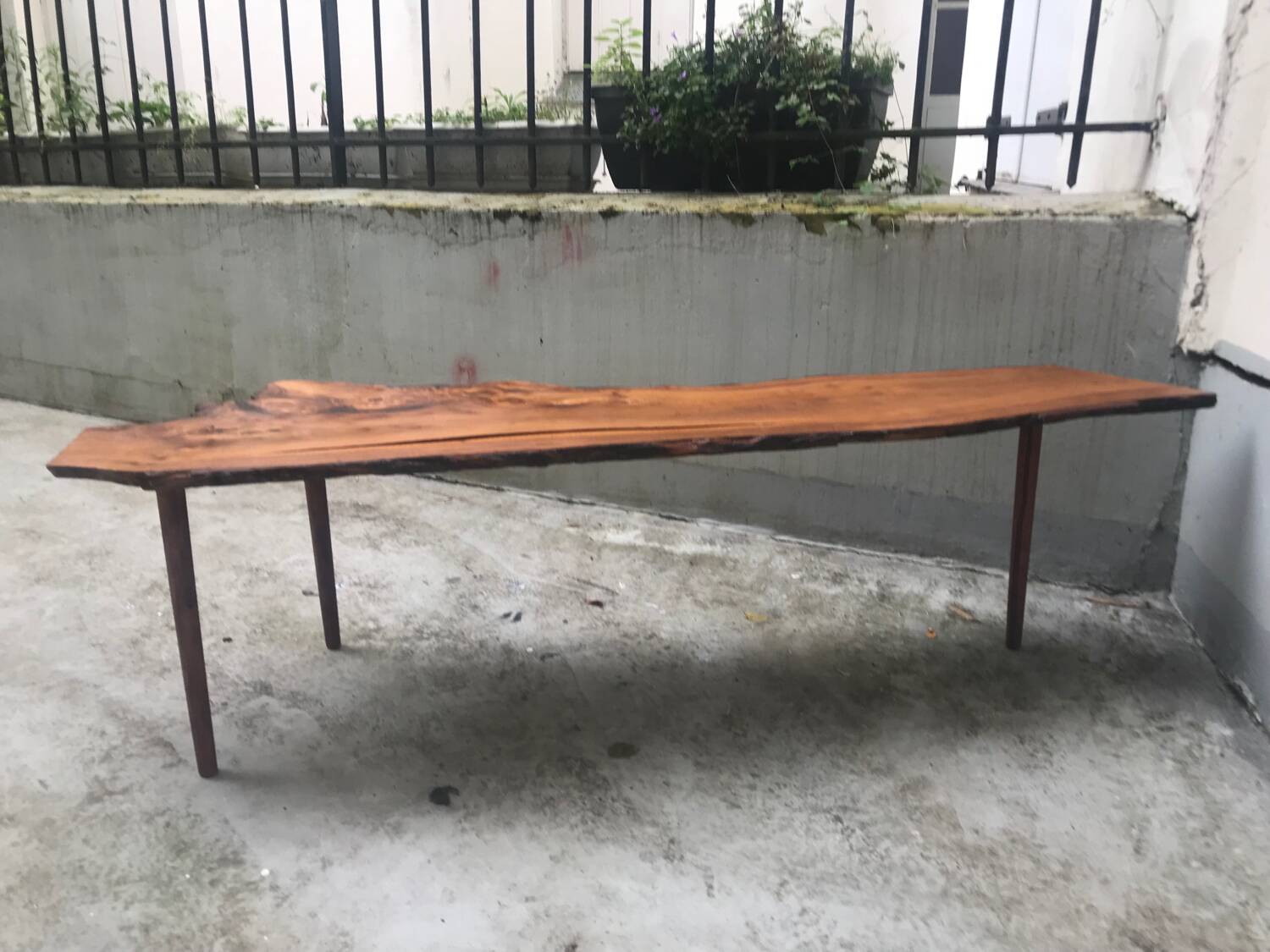 Folk art coffee table