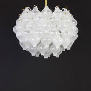 Glass Tulipan chandelier by Kalmar, Austria, 1960s