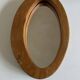 Pine mirror with asymmetrical design, 1960