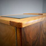 1935s pair of rare Art Deco bedside tables, Czechoslovakia