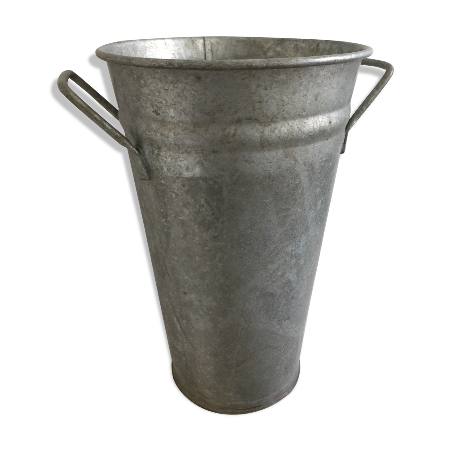 Zinc florist pot, Galva