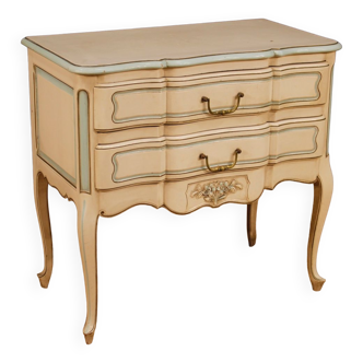 Commode laquée et peinte française