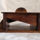 French Art Deco jewellery box handmade in wood and glass