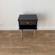 Black bedside, a drawer