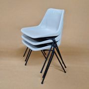 Polyprop stacking chairs by Robin Day for Tecno, Italy 1960s