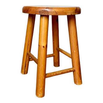 Vintage pine stool