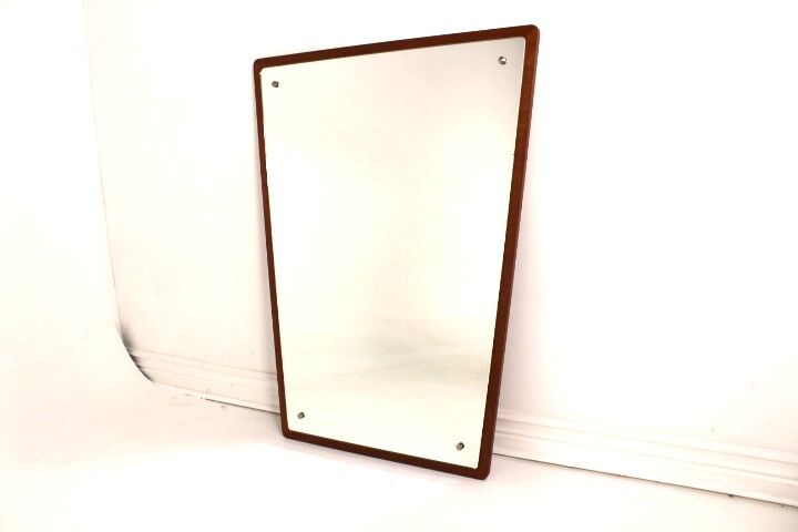 Teak mirror Sweden 1960, 72x38cm