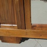 Art deco wardrobe three walnut doors