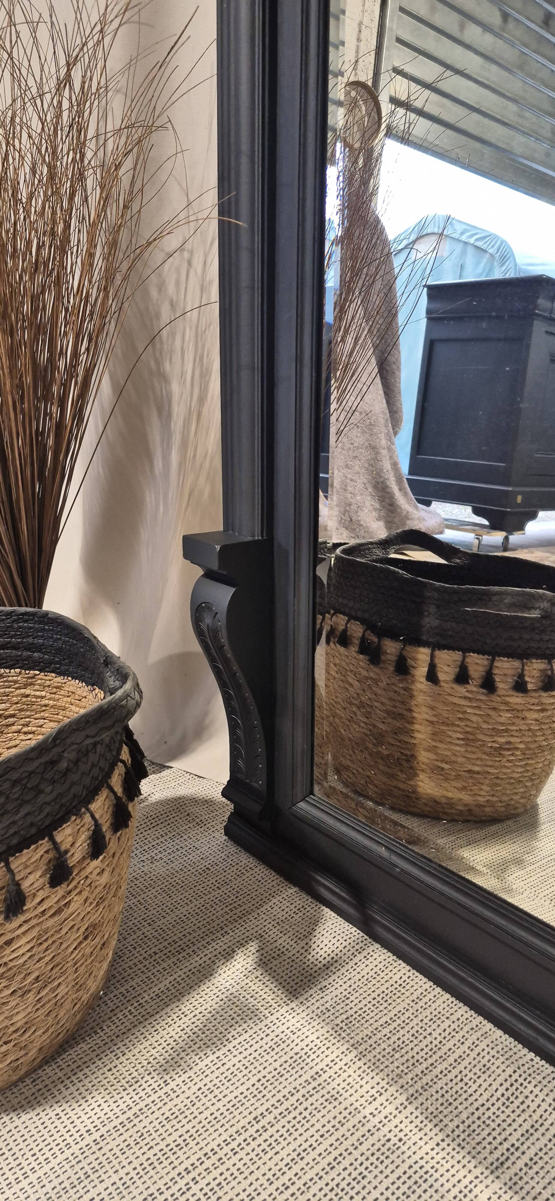 Antique bevelled mirror