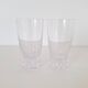 Water glasses or vintage crystal aperitif glasses