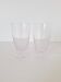 Water glasses or vintage crystal aperitif glasses