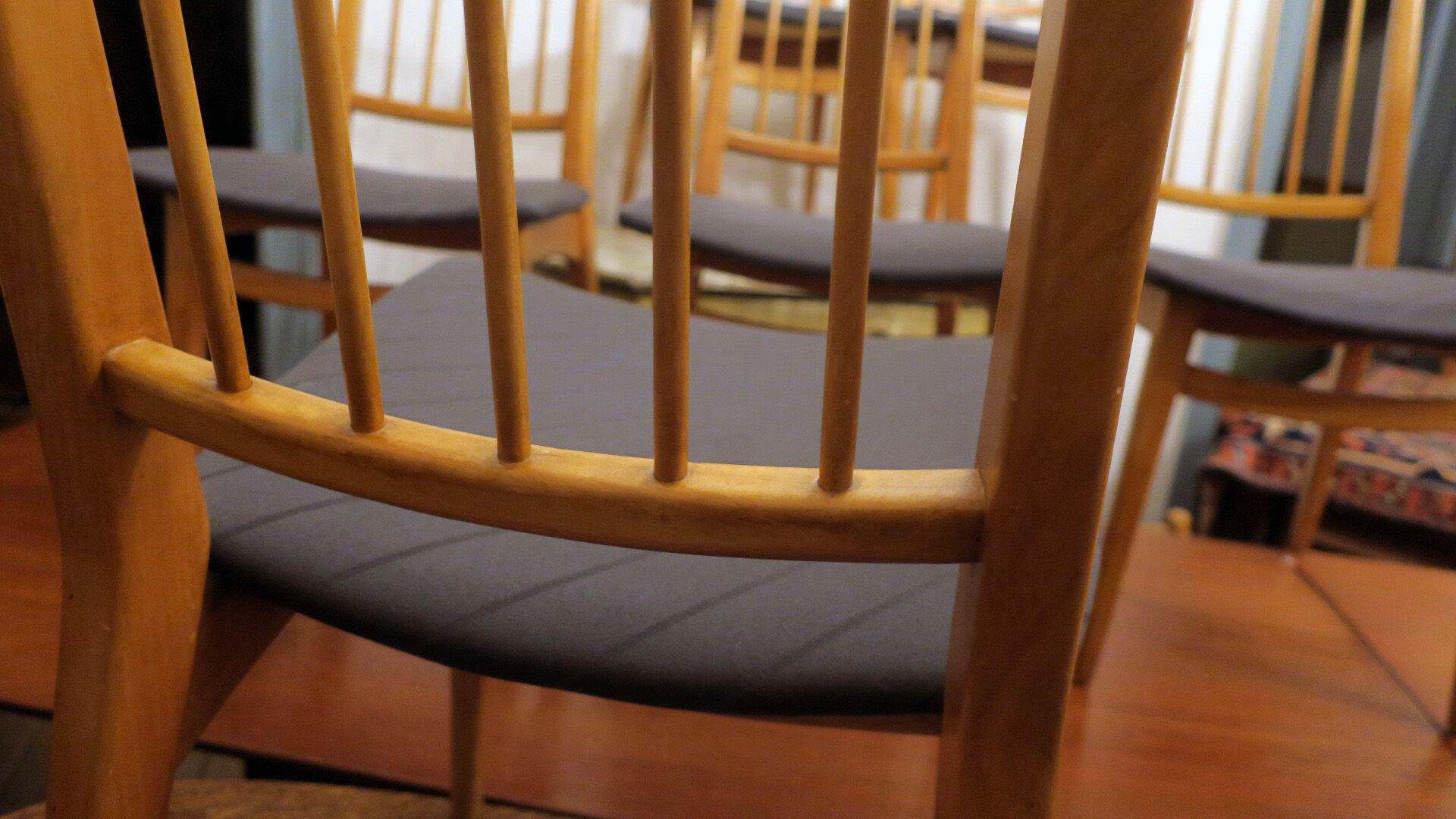Set of 6 Danish dining chairs 1960