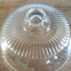Glass arcopal cake dish with bell