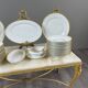 Limoges porcelain table service Jammey-Seignolles, Montreuil model, 30 pieces.