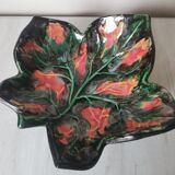 Vintage glazed ceramic trinket bowl