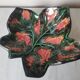 Vintage glazed ceramic trinket bowl
