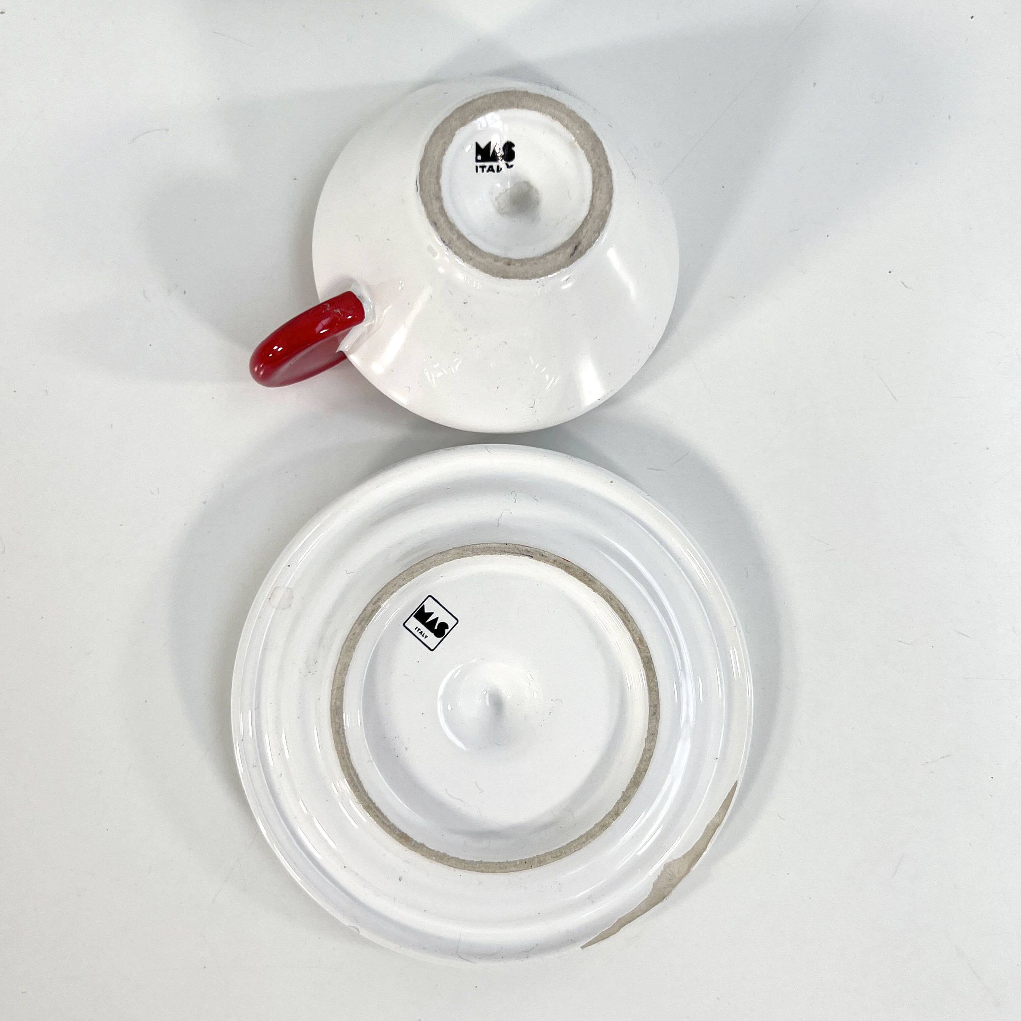 Ceramic service by L. Saccardo & M. Materassi for Mas Italy, 1980