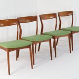 Ensemble de 4 chaises de salle à manger R. Borregaard pour Viborg
