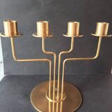 Vintage IKEA brass chandelier – 4 branches – 1990s