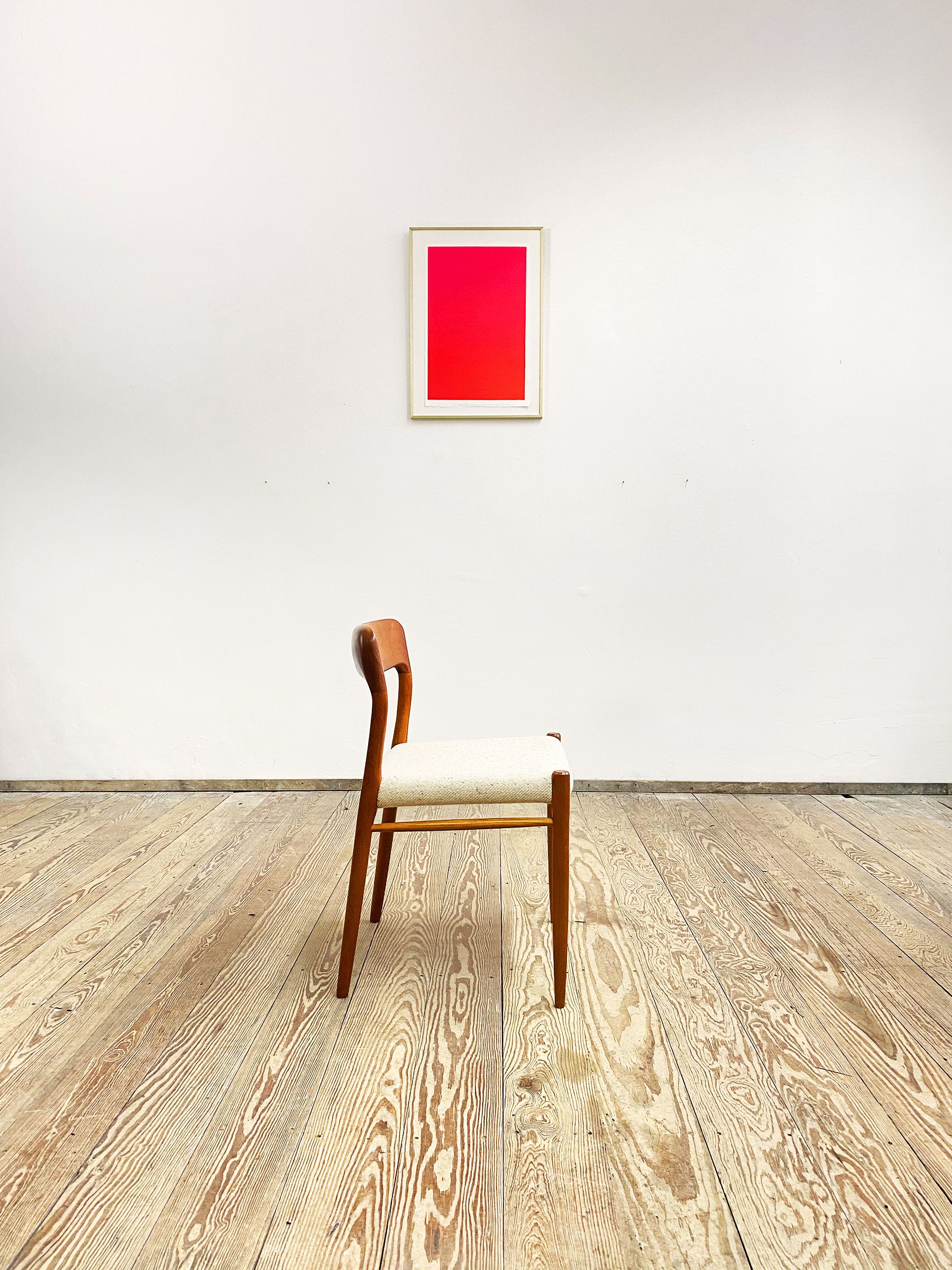 Mid century teak dining chair by Niels O. Møller for J.L. Moller, Model 75,Denmark, 1950s