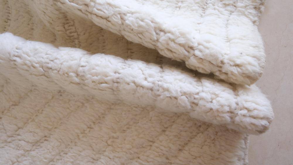 Beni Ouarain wool rug - 256 x 240 cm