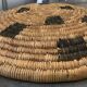 Basket straw bowl origin African hand weave 34 cm