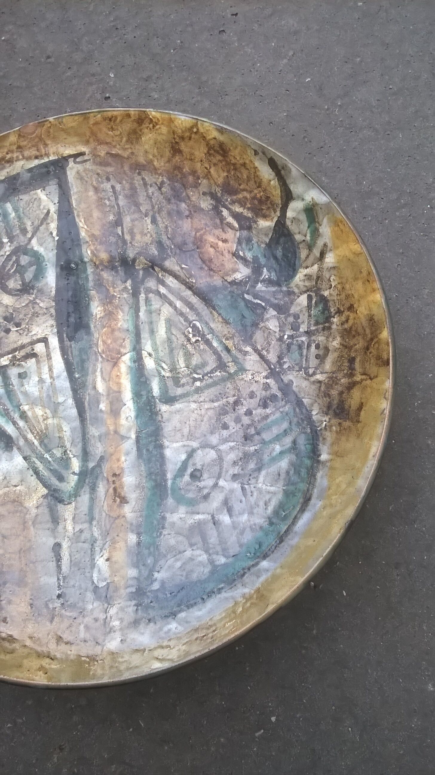 Joel Baudouin's large dish 1959