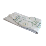 Round embroidered tablecloth 160 cm cotton