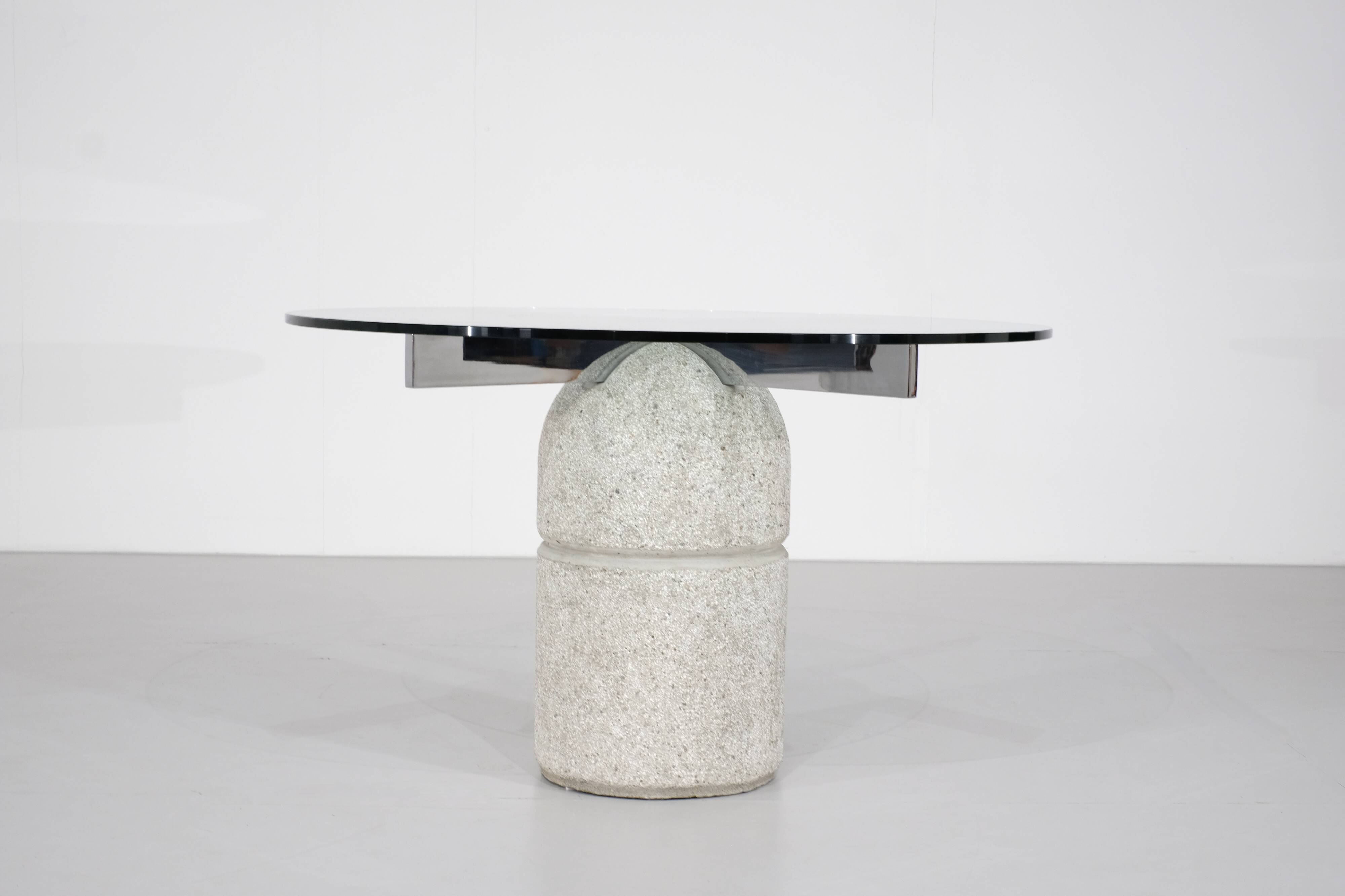 Paracarro dining table by Giovanni Offredi for Saporiti - 1970s