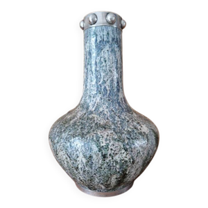 Vase en grès lucien