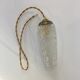 Vintage pressed glass pendant lamp