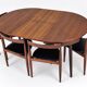 Roundette Teak Extendable Dining Set by Hans Olsen for Frem Røjle