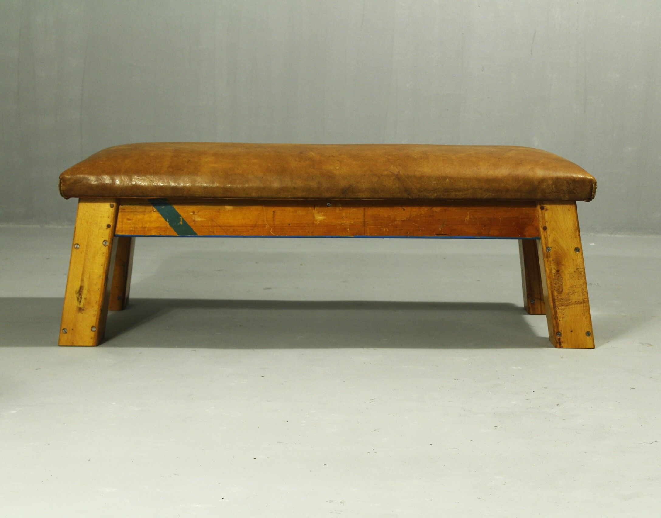 Leather Bench, 1950s II