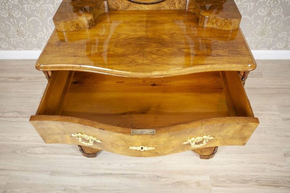 Antique Louis Philippe Vanity Table in Walnut, 1890s