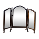 Miroir psyché triptyque en acajou