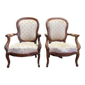 Pair of Louis Philippe armchairs