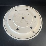Plafonnier Holophane en métal laqué