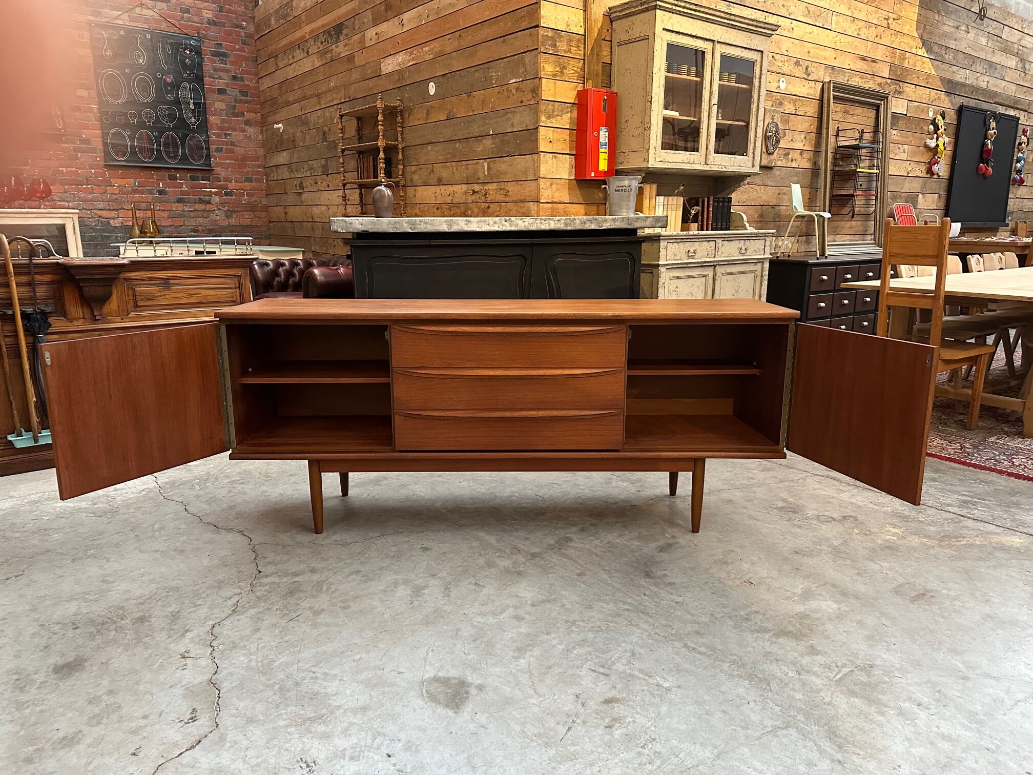 Enfilade 60's teak