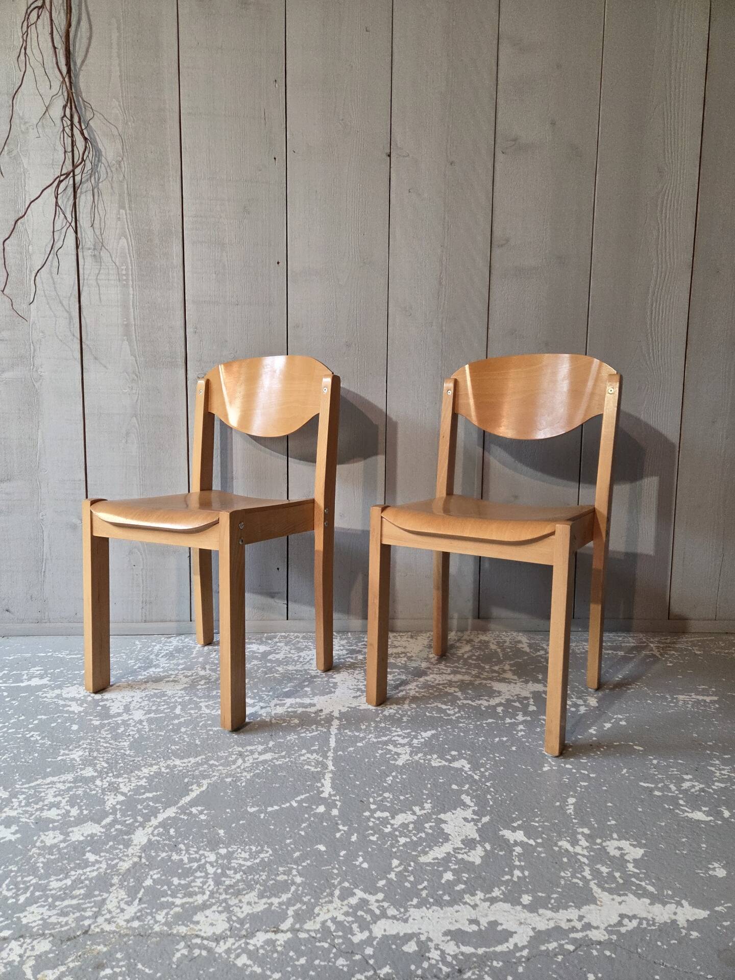 Stackable chairs