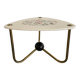 Illustrated jardinière from the mid-century with tripod legs in ceramic, 1960s, Germany.