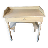 Meuble ancien coiffeuse patiné