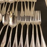 Housewife 38 pieces Christofle model Ribbons, silver metal, twentieth century