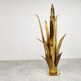 Lampadaire en laiton Aloe Vera par Bottega Gadda, années 1970