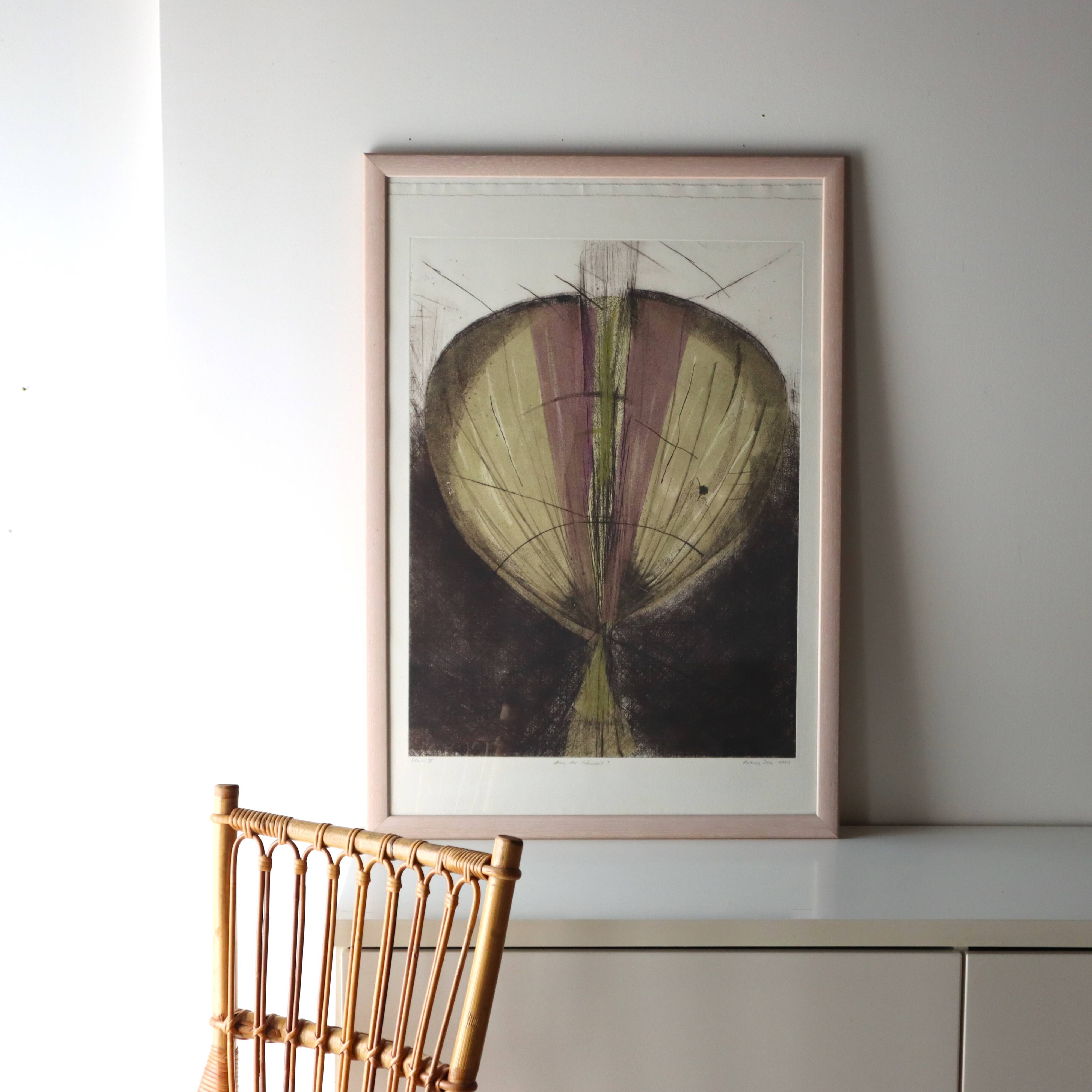 Color Etching  Antonia Dombrowsky 1991-  Color Engraving - handmade Bütten-