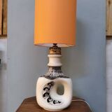 Fat Lav perforated ceramic lamp - vintage 1970