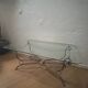 Glass coffee table
