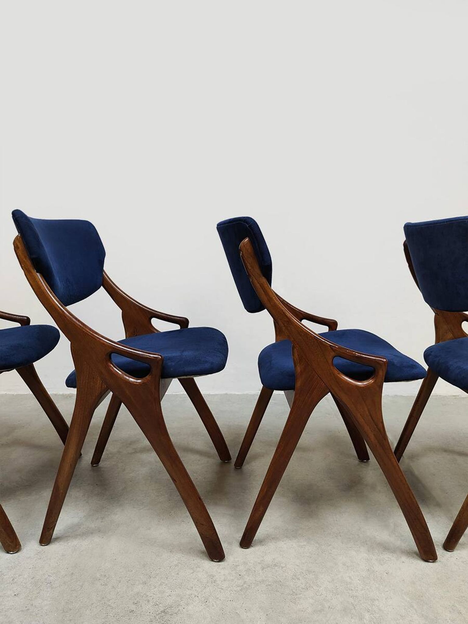 Danish vintage design dining chairs Hovmand Olsen